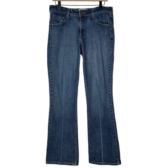 LEVI Strauss Signature Jeans Low Rise Bootcut Stretch Denim Misses 10 Medium - Picture 1 of 11